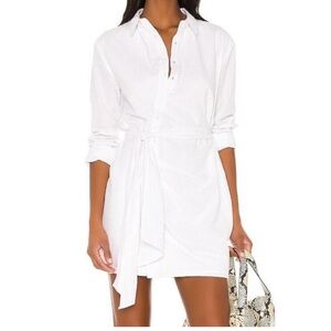L'Academie White Shirt Dress